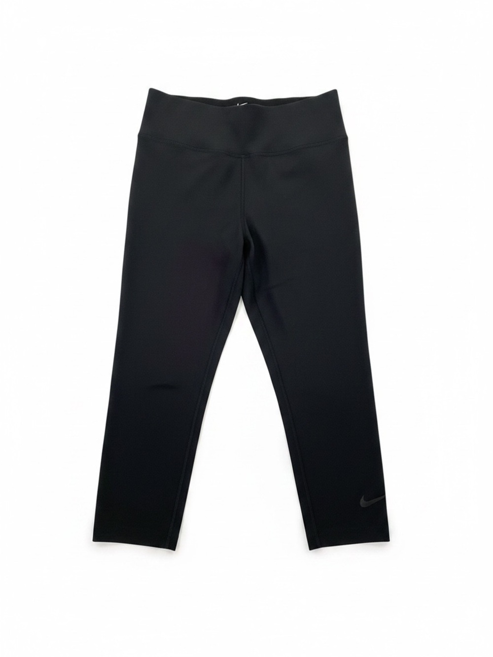 Nike Black Dri Fit Capri Knee Length Yoga Leggings Pant Size M